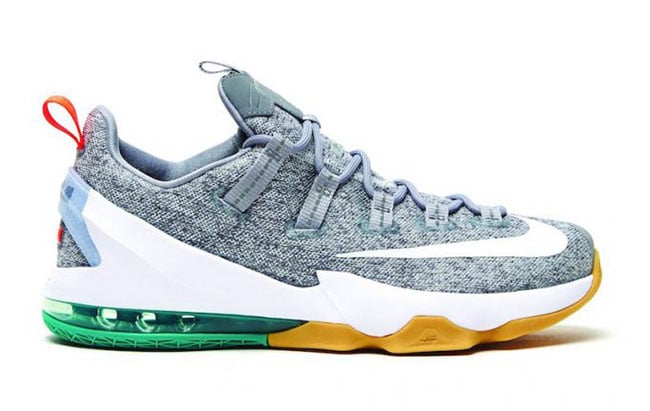 Nike LeBron 13 Low Grey Gum Green