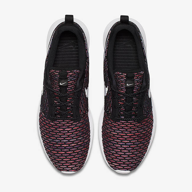 Nike Roshe Flyknit Multicolor Black Red Purple