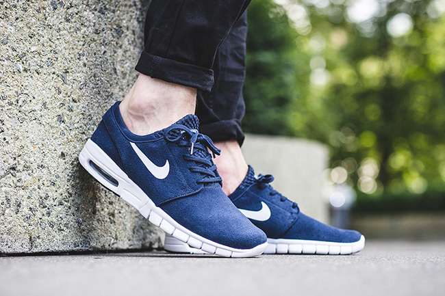 nike janoski max navy