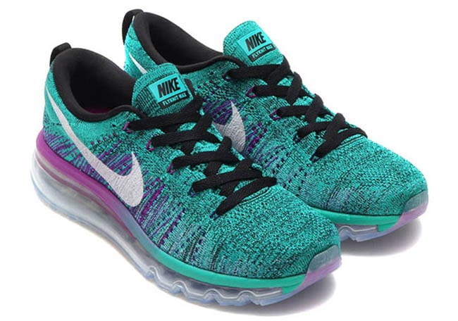 Nike WMNS Flyknit Air Max Clear Jade Hyper Violet