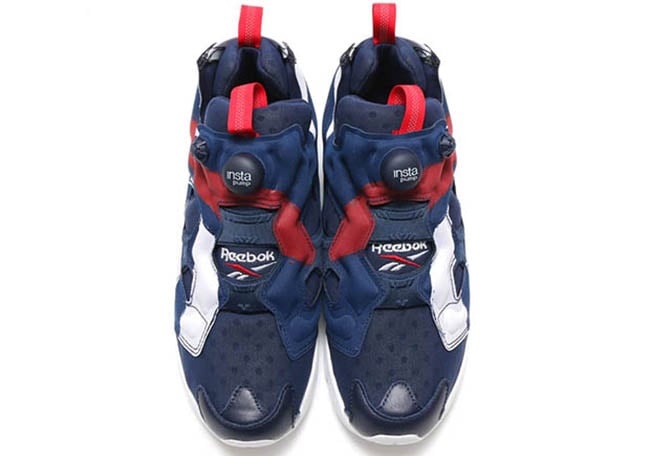 Reebok Insta Pump Fury Big Logo USA Navy Red White