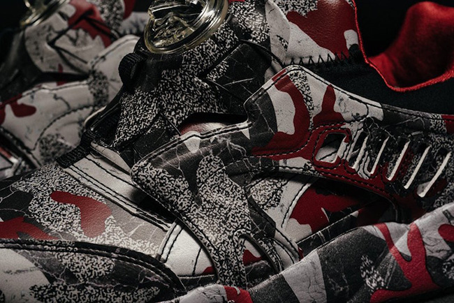 Trapstar x Puma Disc Blaze Camo Barb Cherry