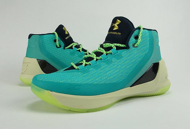 Under Armour Curry 3 Teal Review On Feet Technology