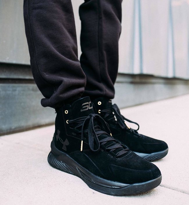 Under Armour Curry Lux Black Suede