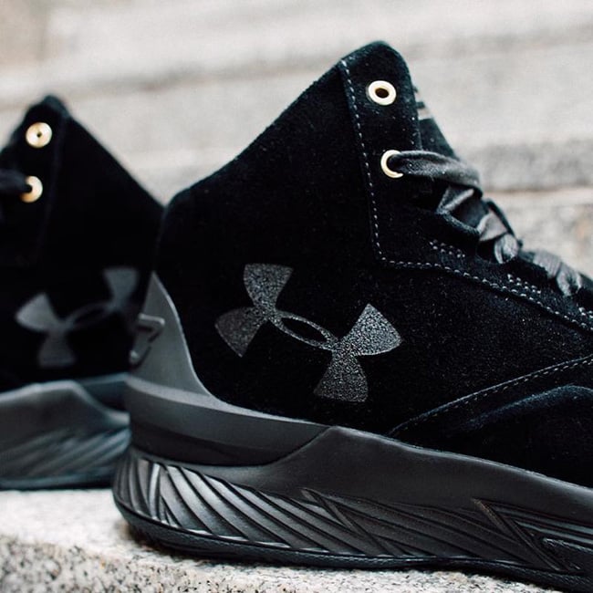 Under Armour Curry Lux Black Suede