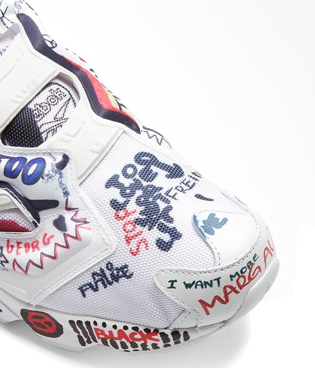 Vetements x Reebok Insta Pump Fury Doodles