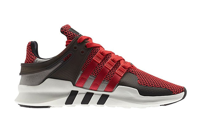 adidas EQT Support ADV Primeknit in Burgundy and Grey