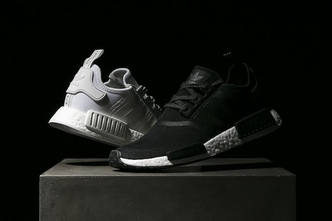 adidas NMD R1 Reflective Black White Pack