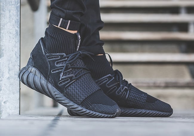 adidas Tubular Doom Primeknit Triple Black | SneakerFiles