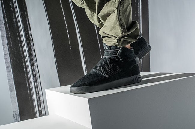 adidas tubular invader strap all black