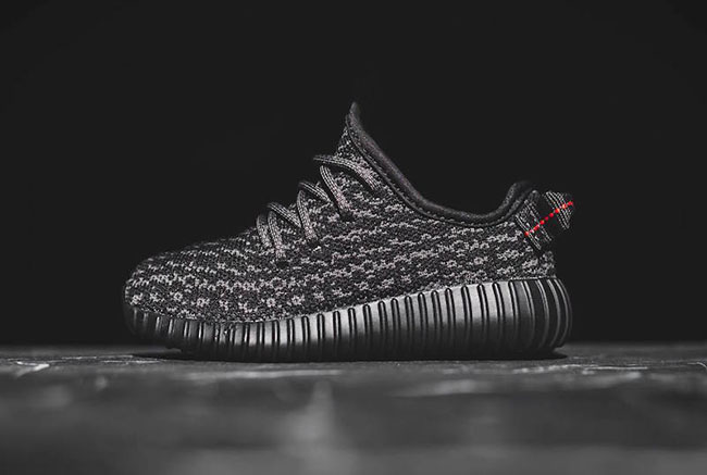 Closer Look at the adidas Yeezy 350 Boost Infant ‘Pirate Black’