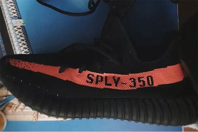 Adidas Yeezy 350 v2 Boost Low 'Black Solar Red' 2017 CP 9652