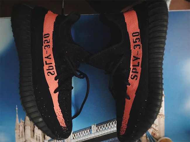 Sale Adidas Yeezy Boost 350 v2 'Black / Red' BY 9612 Core Black / Red