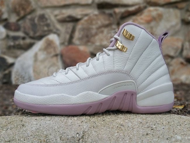 jordan 12 heiress plum fog