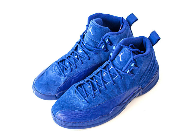 Air Jordan 12 Premium Deep Royal Blue Release Suede