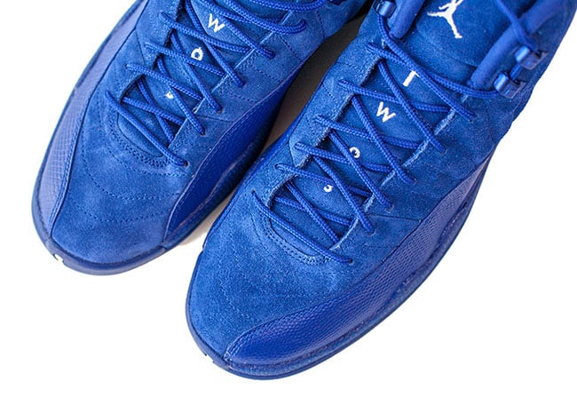 Air Jordan 12 Premium Deep Royal Blue Release Suede
