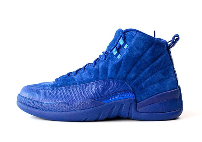Air Jordan 12 Premium Deep Royal Blue Release Suede