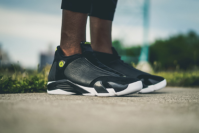 Air Jordan 14 Indiglo 2016 Retro On Feet