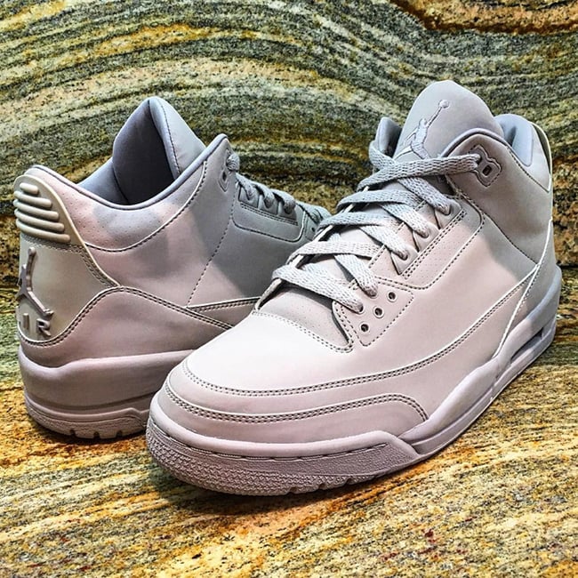 Air Jordan 3 College Grey Sample