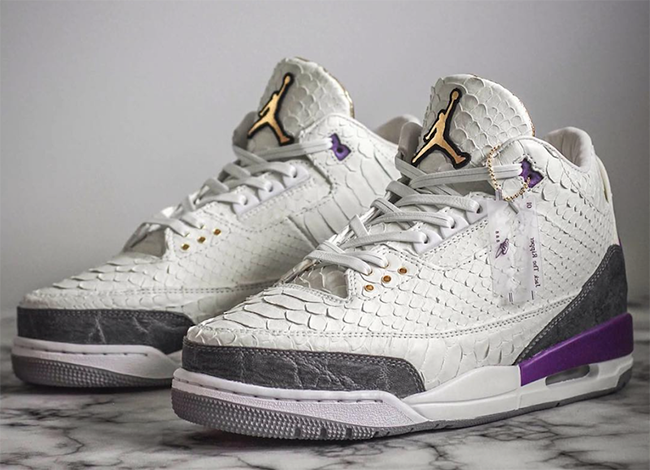 Air Jordan 3 Kobe Mamba Python Custom