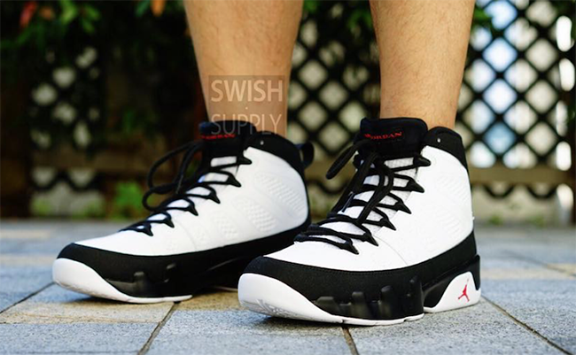 jordan 9 retro on feet