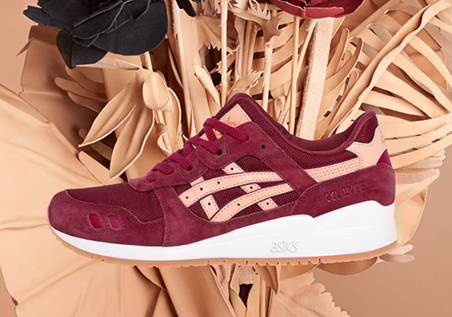 Asics Gel Lyte III Veg-Tan Pack Burgundy