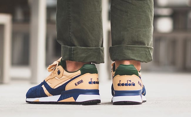 Diadora N9000 Estate Blue Sand Green