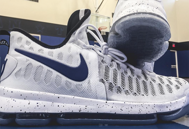 Duke Has Another Nike KD 9 PE in White