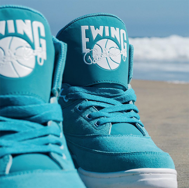 Ewing 33 Hi Turquoise Suede