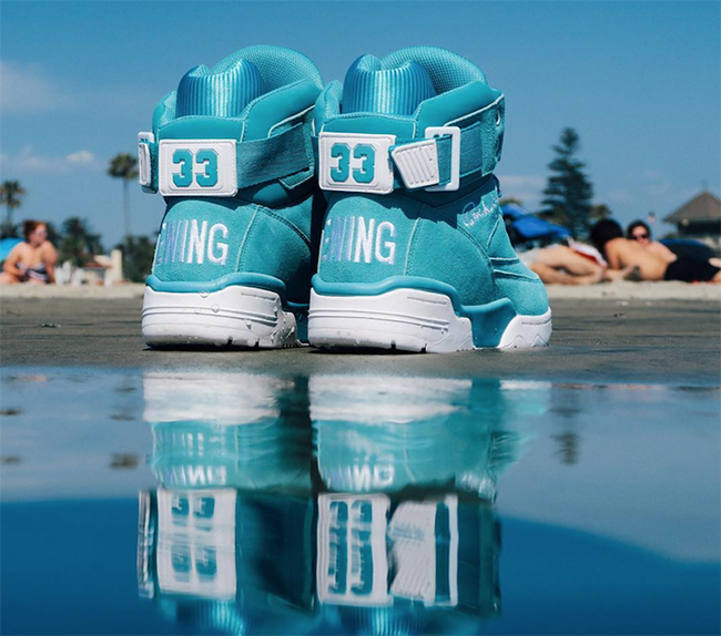 Ewing 33 Hi Turquoise Suede