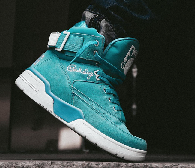 Ewing 33 Hi Turquoise Suede