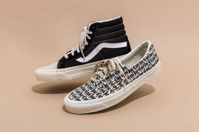 Fear of God x Vans Collaboration