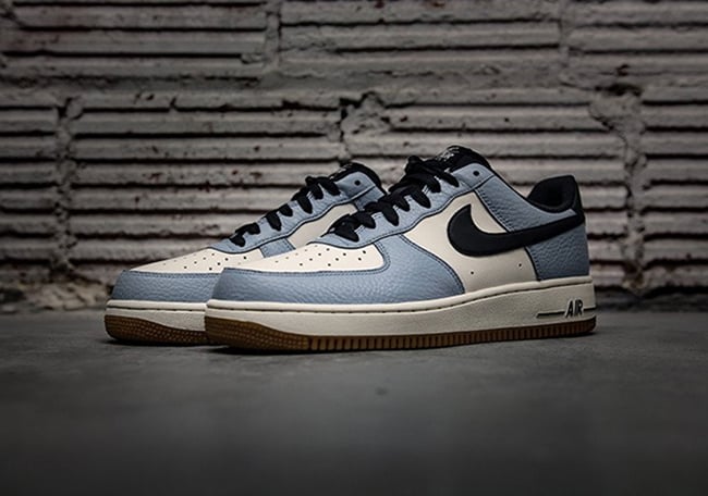 light blue and dark blue air force ones