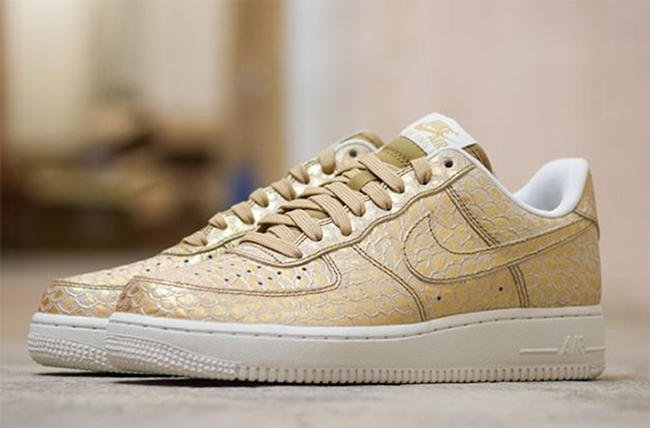 Nike Air Force 1 LV8 Metallic Gold Scales
