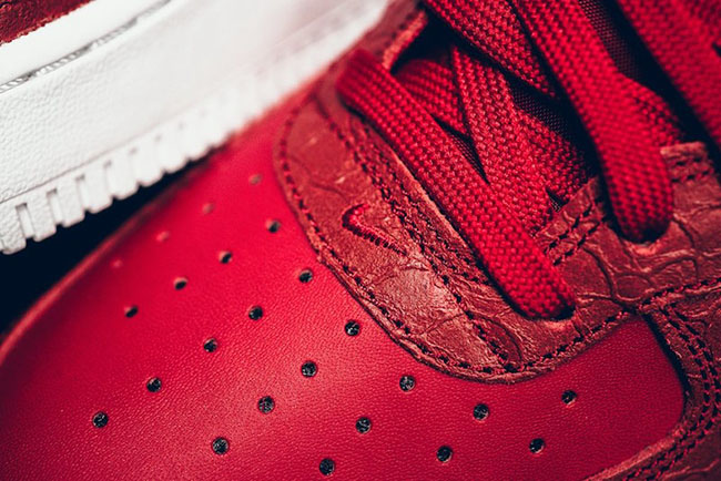 Nike Air Force 1 Mid Red Python | SneakerFiles