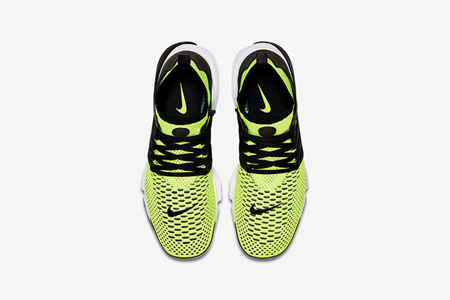 Nike Air Presto Ultra Flyknit Volt Black White