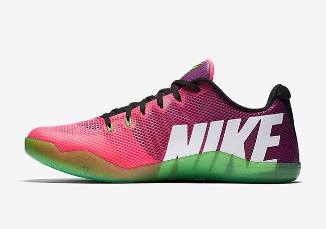 Nike Kobe 11 EM Mambacurial Pink Flash Green