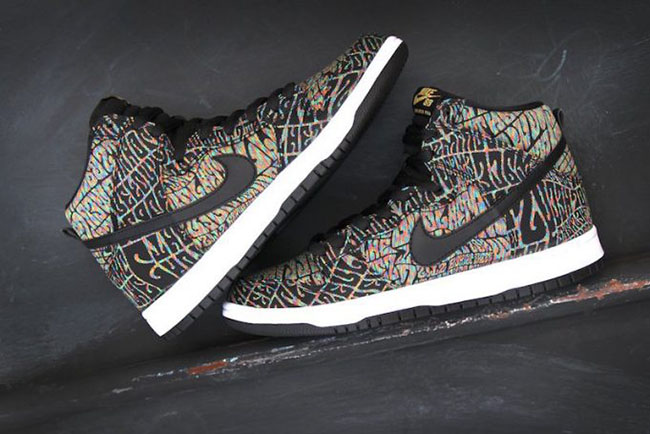 nike sb dunk high psychedelic