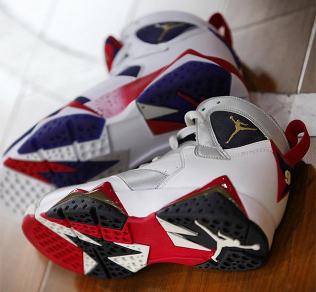 Olympic Air Jordan 7 Alternate Comparison