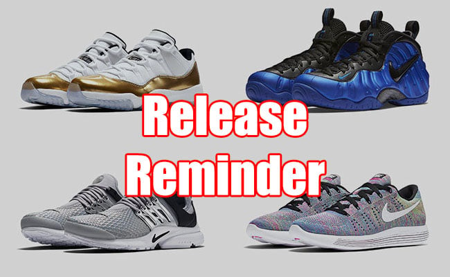 Sneakers Release August 25 27 2016