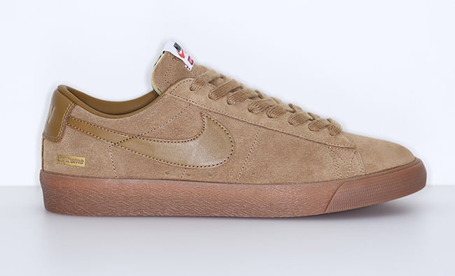 Supreme Nike SB Blazer Low GT Brown