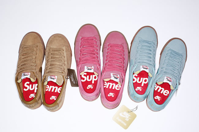 Supreme Nike SB Blazer Low GT Release Date