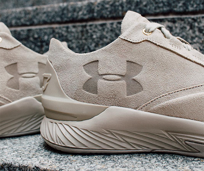 Under Armour Curry Lux Low Tan Suede