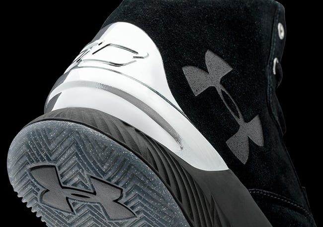 Under Armour Curry Lux Suede Black Silver