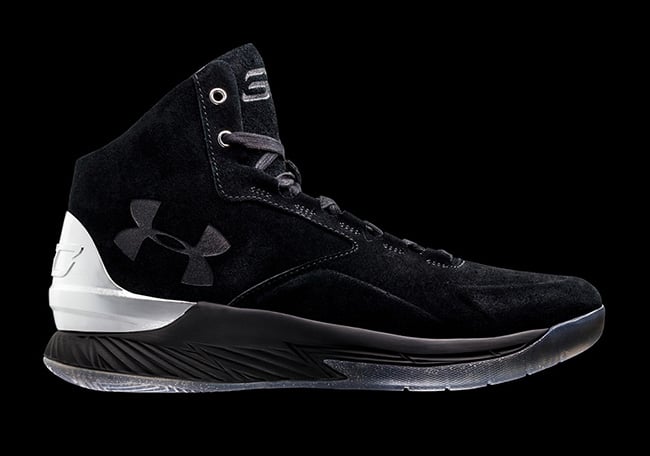 Under Armour Curry Lux Suede Black Silver