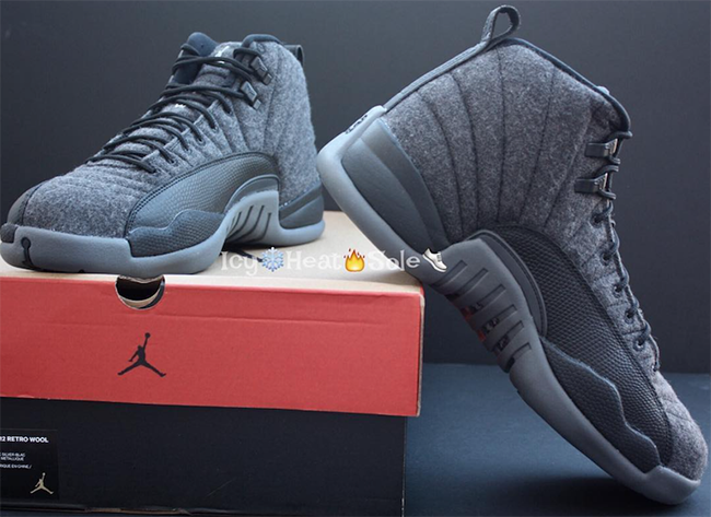 Wool Air Jordan 12 Retro Release