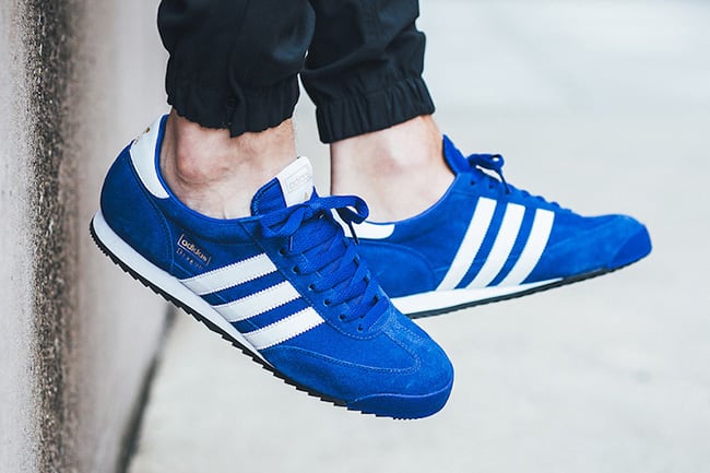 adidas dragon white blue