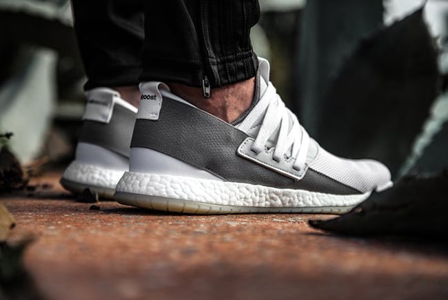 adidas Pure Boost R in White and Grey