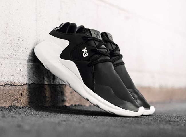 adidas Y-3 QR Run in Black and White