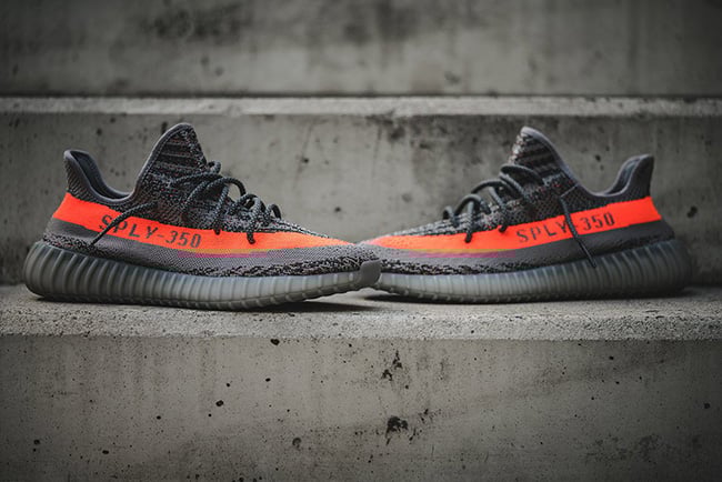 adidas Yeezy 350 Boost V2 Beluga Solar Red Grey